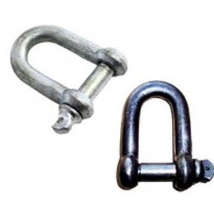 Galvanized Dee Shackles Unrated