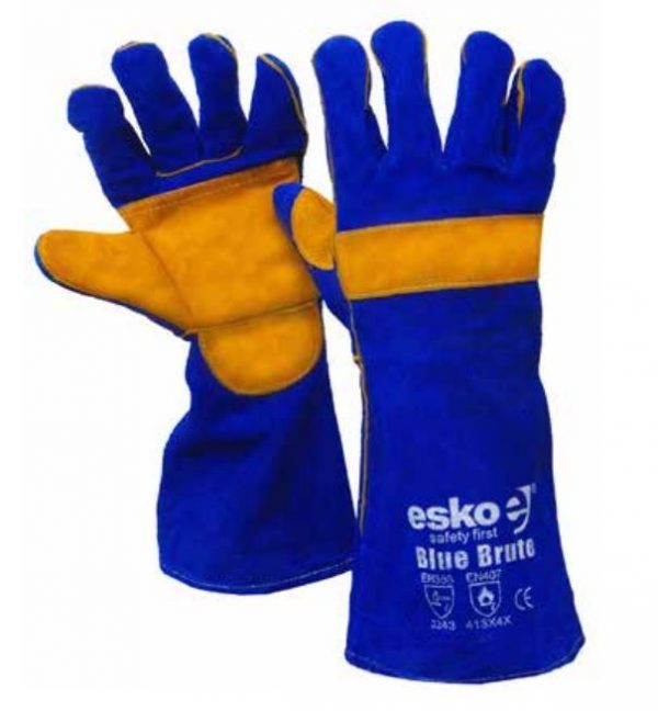 Blue & Gold Kevlar Blue Brute Glove