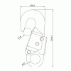 Steel Double Action Snap Hook - Standard