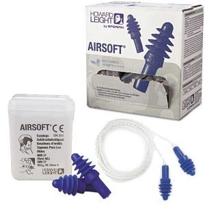 Howard Leight Airsoft Reusable Earplugs