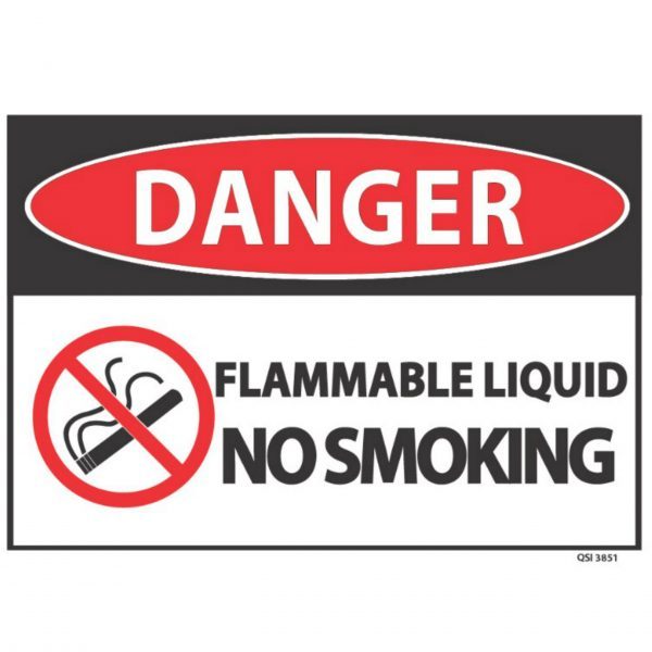 Danger Flammable Liquid No Smoking Handling Equipment Canterbury
