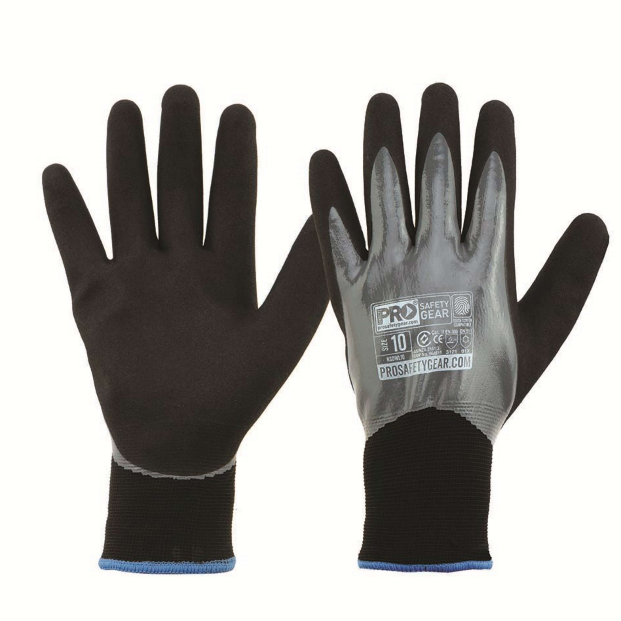Pro Choice Safety Gear Touch Screen Sand Dip Winter Gloves Handling