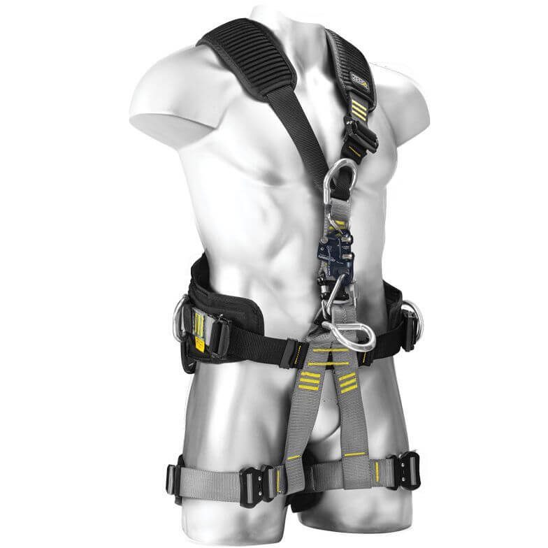 Zero Suspend Pro Abseil harness with integrated chest ascender