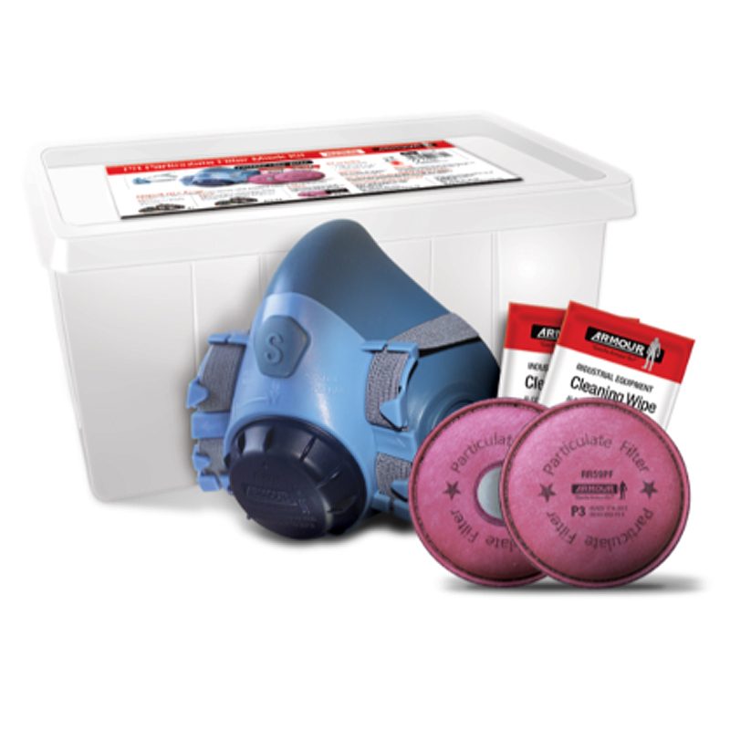 Armour Half Face P3 Particulate Filter Mask Kit Handling Equipment Canterbury